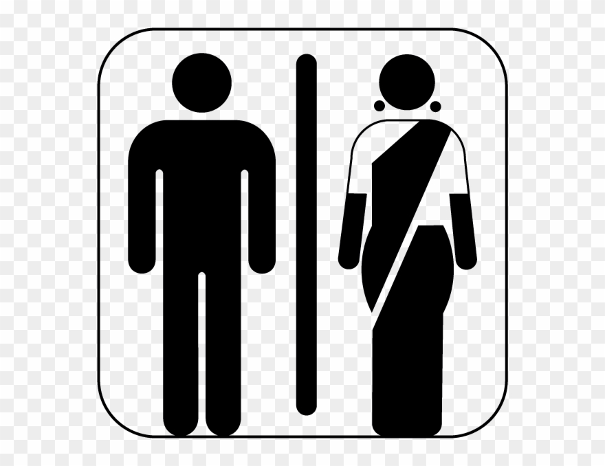 Download Graphic Patterns - Indian Ladies Toilet Symbol Clipart