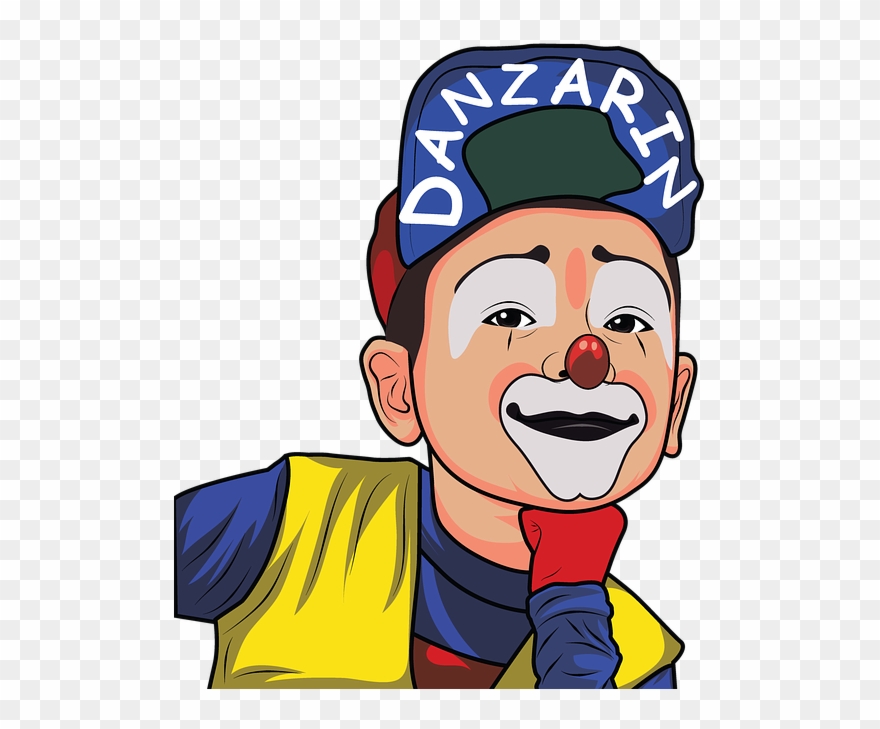 Cartoon Confused Person 10, Buy Clip Art - Palhaço De Circo Em Png Transparent Png