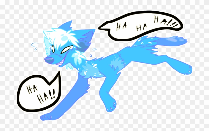 Sad Blue Lupisvulpes Clipart