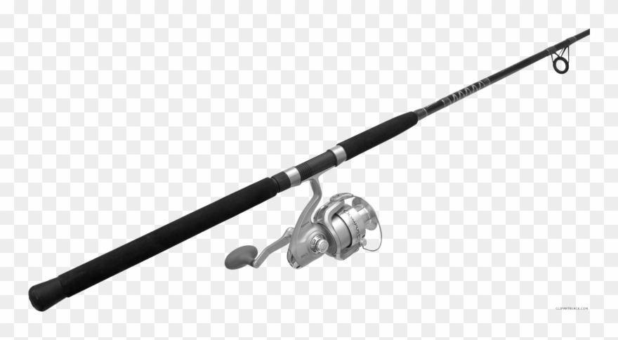 Fishing Clipart Fishing Pole - Fishing Rod Png Transparent