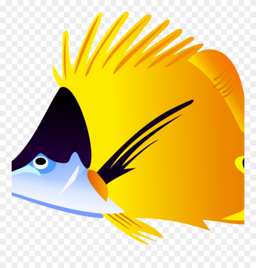 Free Fish Clipart Butterfly Clipart Hatenylo - Sea Fish In Cartoon - Png Download