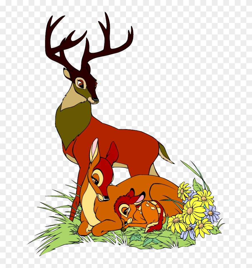 Bambi Clipart Bambi Disney - Bambi Y Su Familia - Png Download