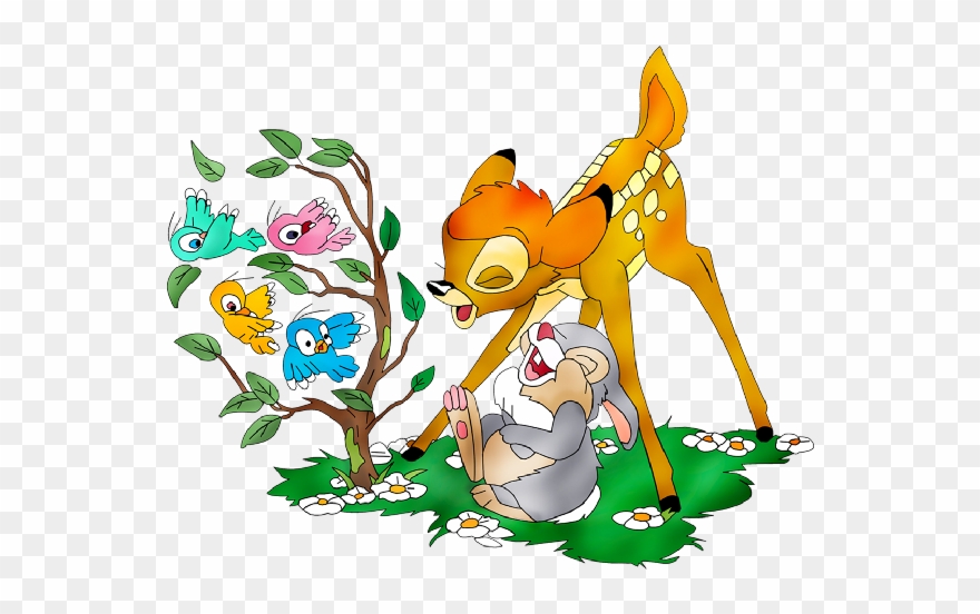 *bambi & Thumper ~ Bambi, - Bambi And Thumper Png Clipart