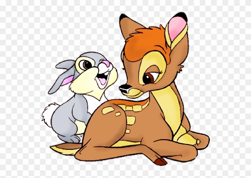 Bambi And Thumper Cartoon Clipart