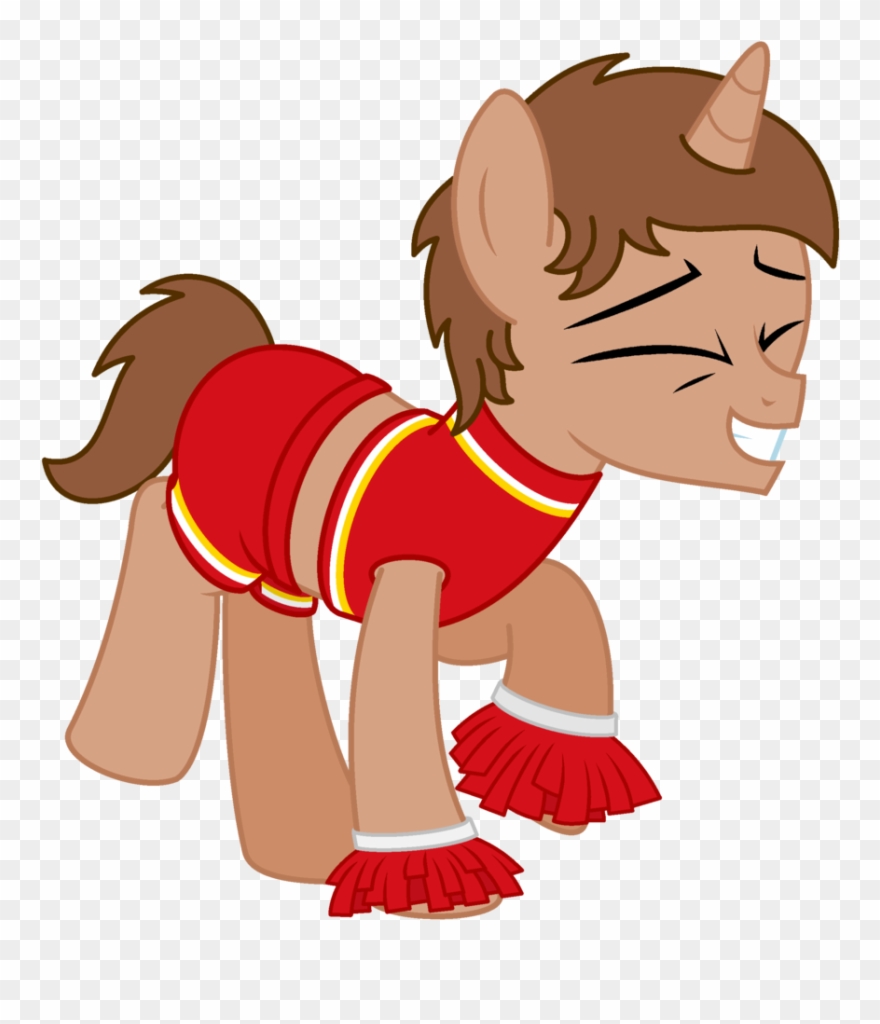 Peternators, Cheerleader, Clothes, Eyes Closed, Male, - Drawing Clipart