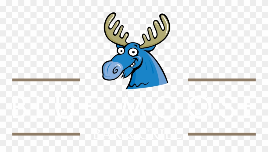Blue Moose Clipart
