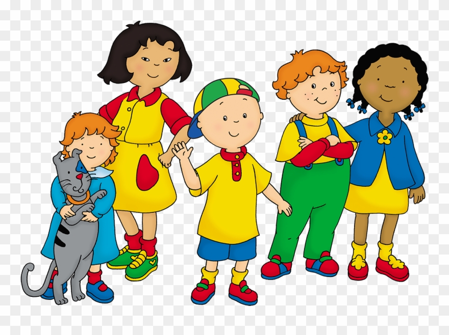 Caillou Family - Caillou Party Favor Box Clipart