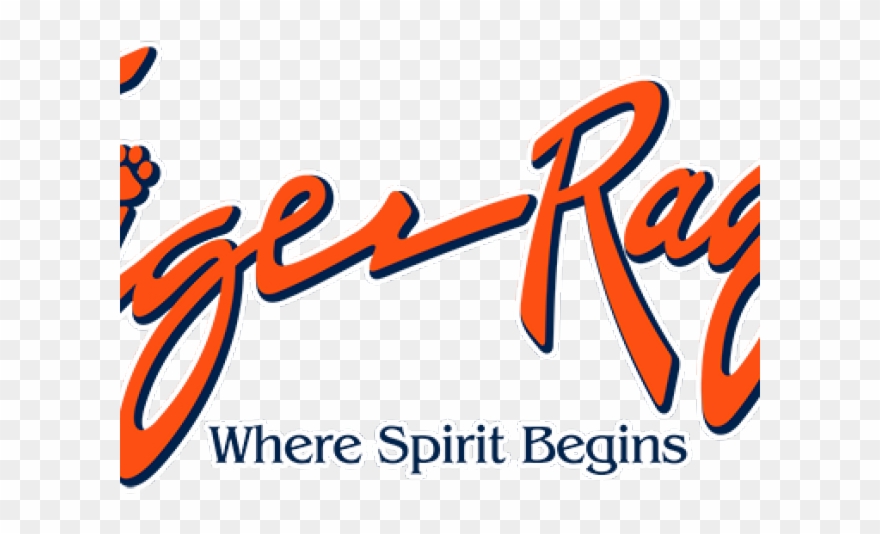 Cheerleader Clipart Auburn - Tiger Rags - Png Download