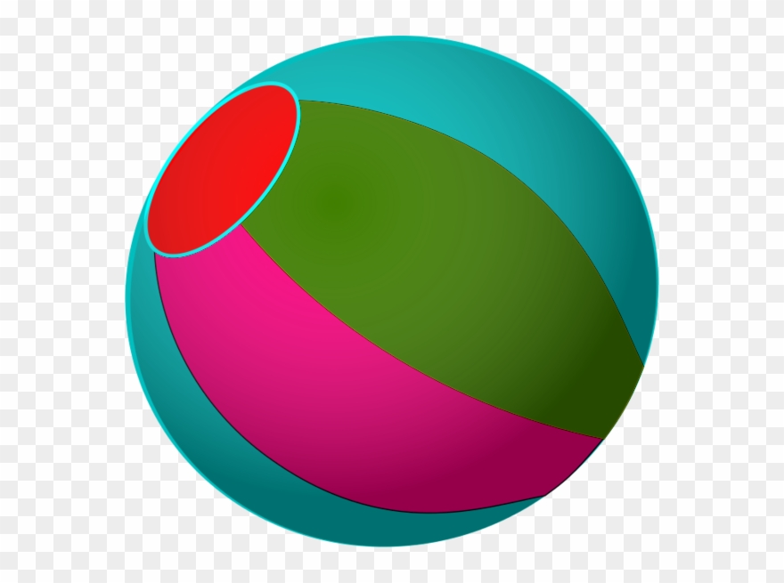 Beach Ball Images Clip Art - Beach - Png Download