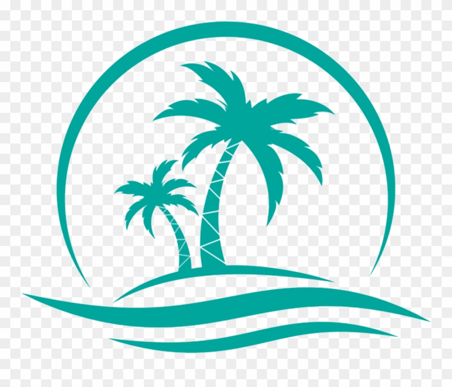 Isla Mujeres Vacation Rental - Tropical Tree Design Clipart