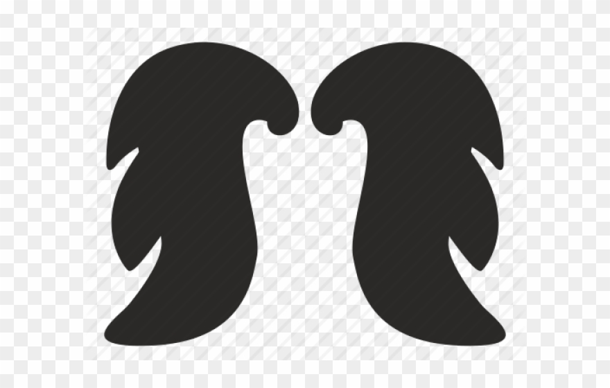 Dark Angel Clipart Simple Wing - Clip Art - Png Download