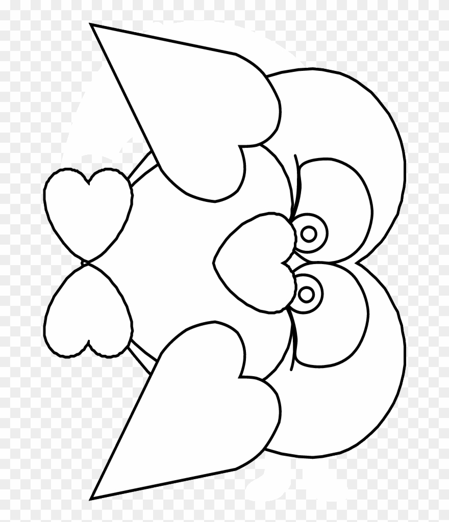 Heartpenguin Valentines Coloring Pages - Valentines Penguins Coloring Clipart