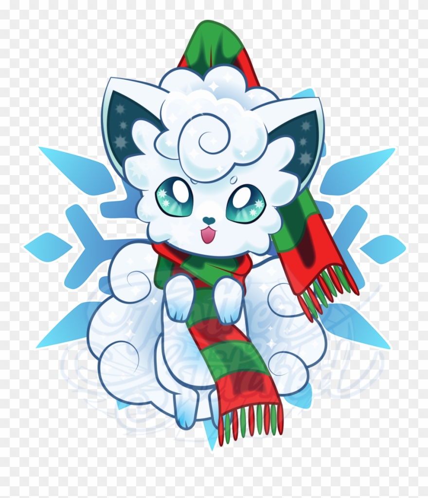 1 Reply 6 Retweets 12 Likes - Christmas Pokemon Vulpix Clipart