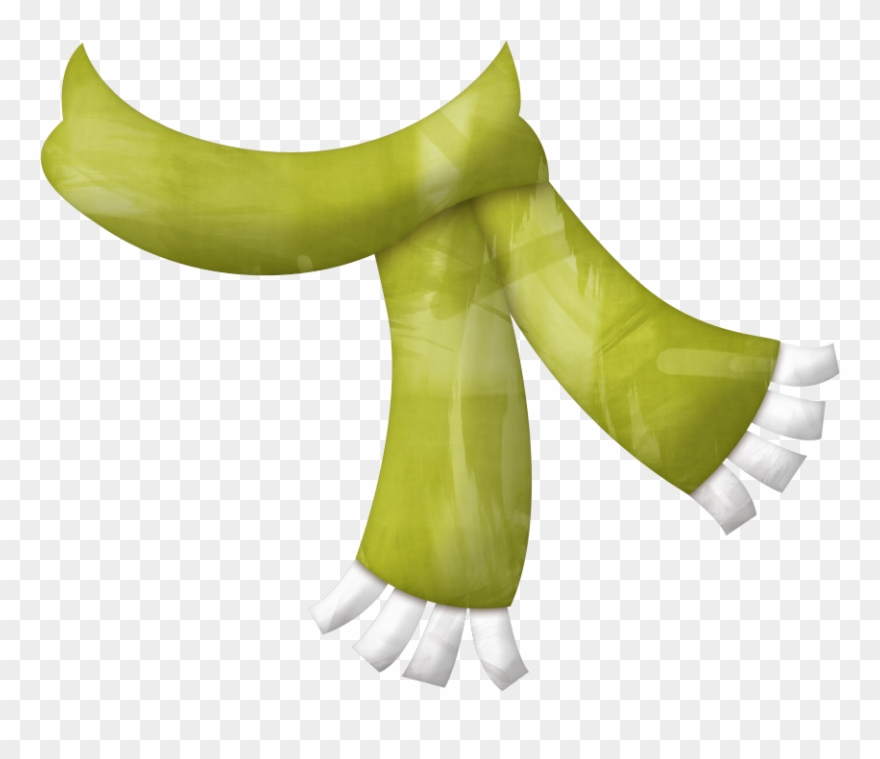 Alena1984 Plain Green Scarf - Scarf Clipart - Png Download