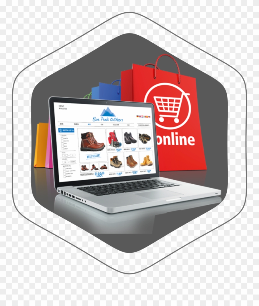 Responsive Web Design - Online Shopping Banner Png Clipart
