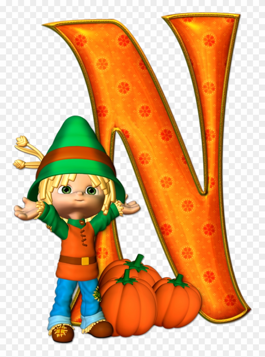 Letter Symbols, Letter N, Cute Letters, Letters And - Letra N De Halloween Clipart
