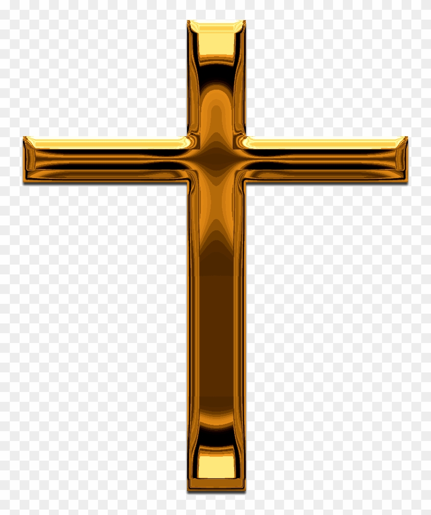 Amazing Cross Clipart For Free Download Search For - Transparent Background Gold Cross - Png Download