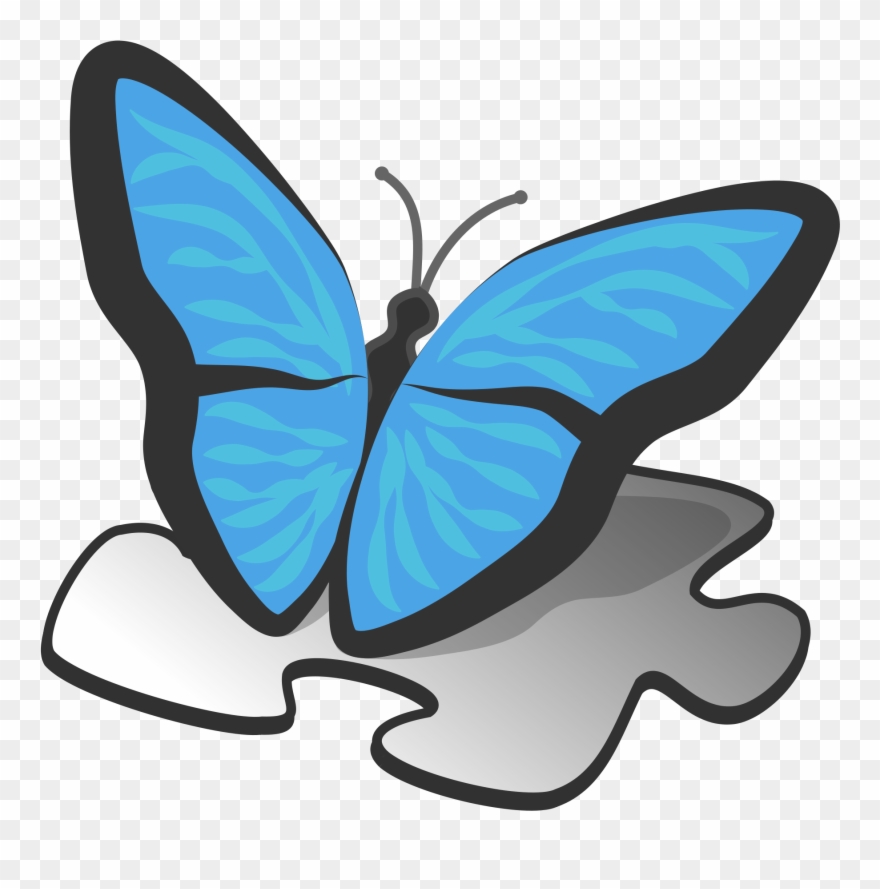 Clip On Butterflies 26, Buy Clip Art - Geology Gif - Png Download
