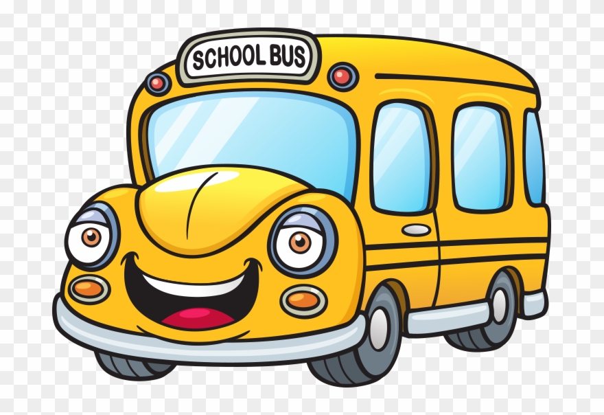 Png Eski Okul Servisi Resmi - Cartoon Bus Clipart