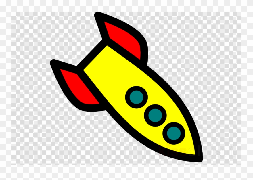 Download Missile Clip Art Clipart Nuclear Weapon Missile - Set 6 Space Themed 2.25" Keychains Spaceship Astronaut - Png Download