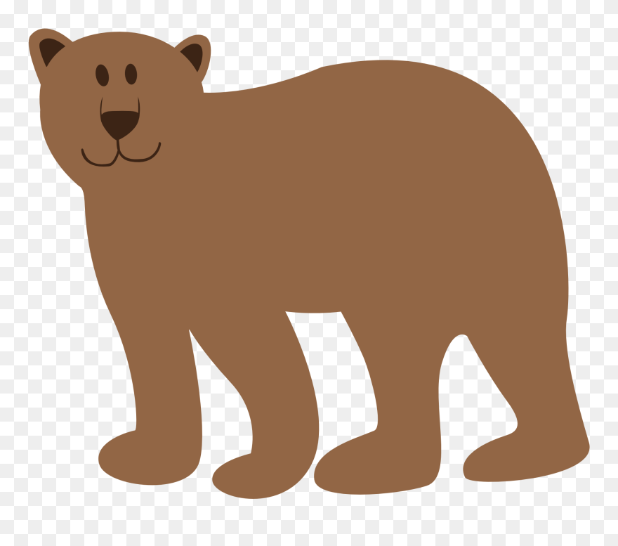 Colorful Animal Geometry - Transparent Background Bear Clipart - Png Download