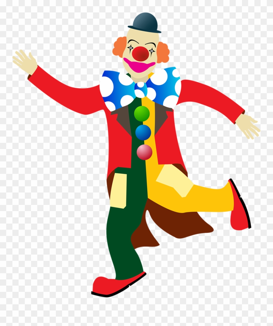 Circo & Palhaço E Parque Animais, Clip Art, Parque, - Clown - Png Download