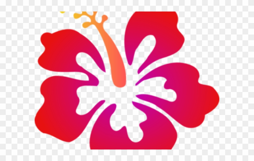 Background Clipart Hibiscus - Hibiscus Clip Art - Png Download