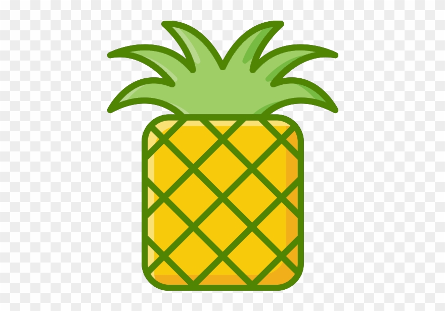 Pineapple Vector Png Clip Art Transparent Background - Pineapple Vector Png