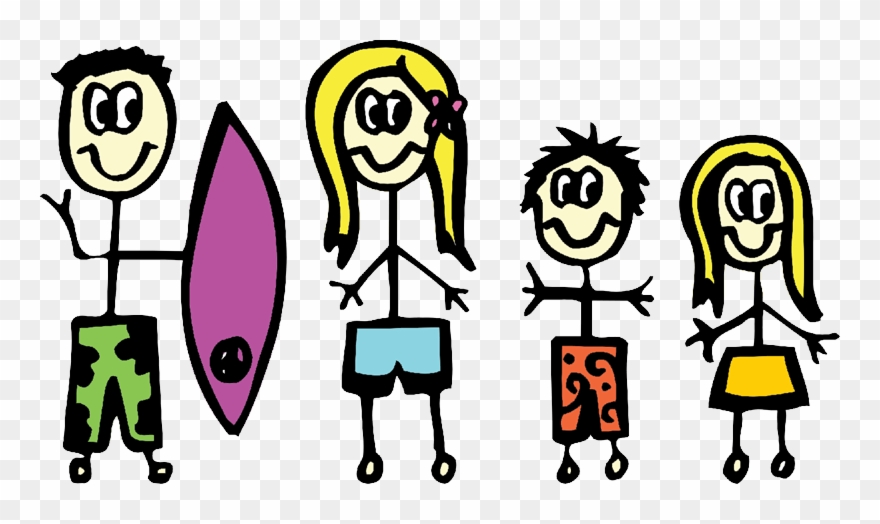 Staying Safe On The Beach - Cartoon Clipart