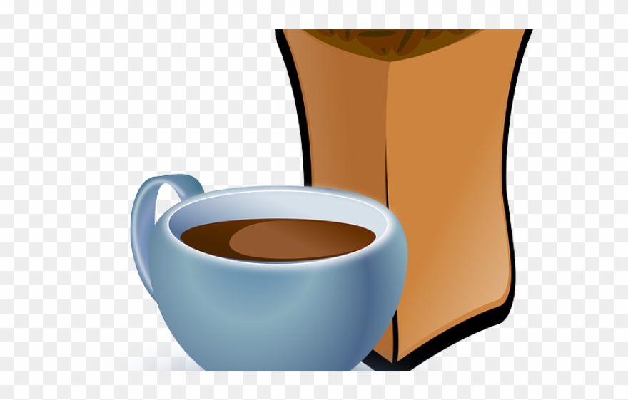 Bread Clipart Coffee - Coffee Beans Clip Art - Png Download