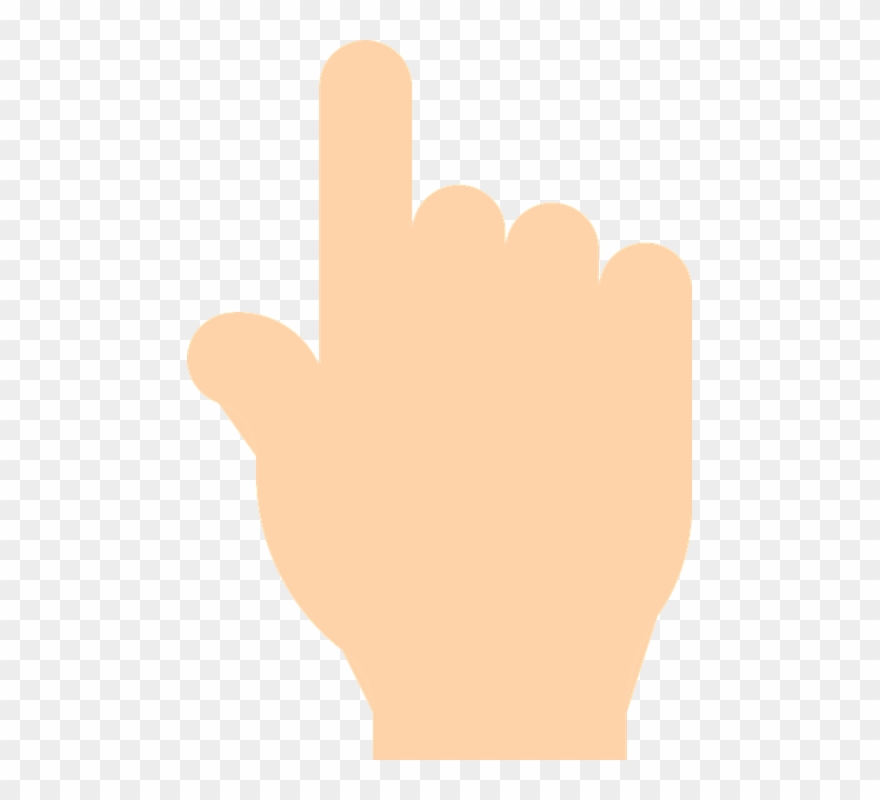 Collection Of Cartoon Hand Pointing - มือ ชี้ การ์ตูน Png Clipart