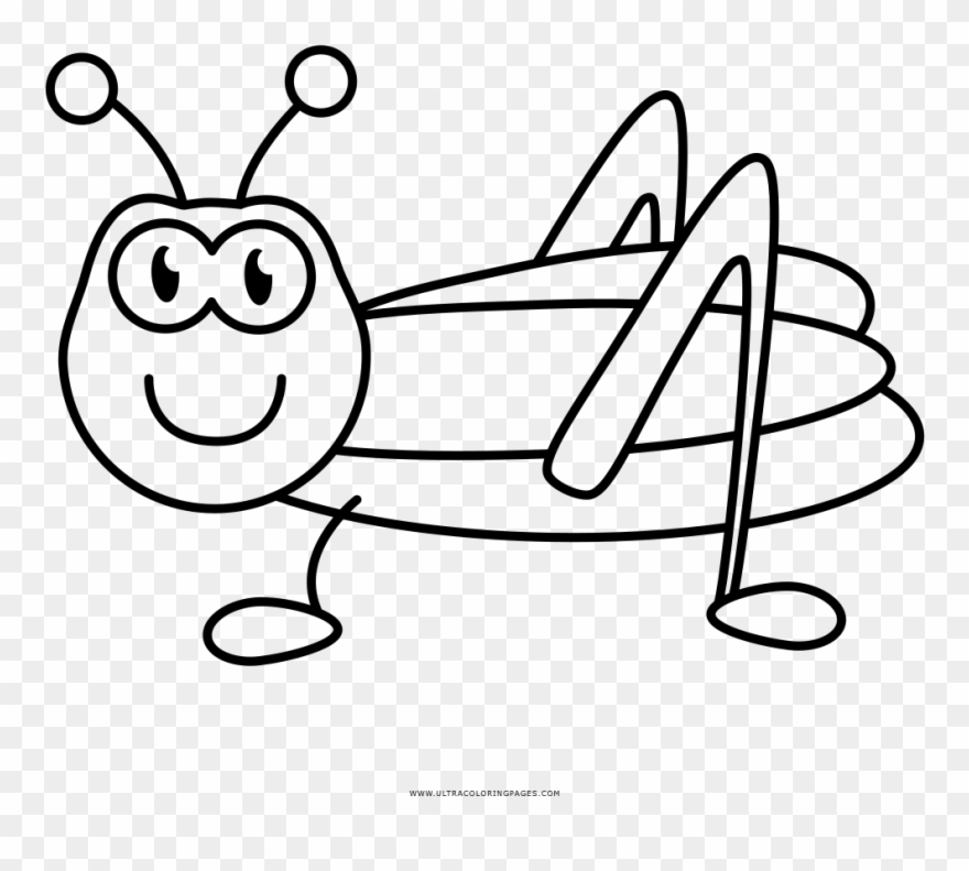 Gafanhoto Desenho Para Colorir - Imagenes De Saltamontes Para Dibujar Clipart
