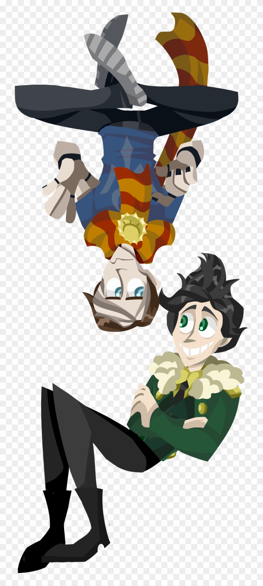 Wizard Frenemies - Cartoon Clipart