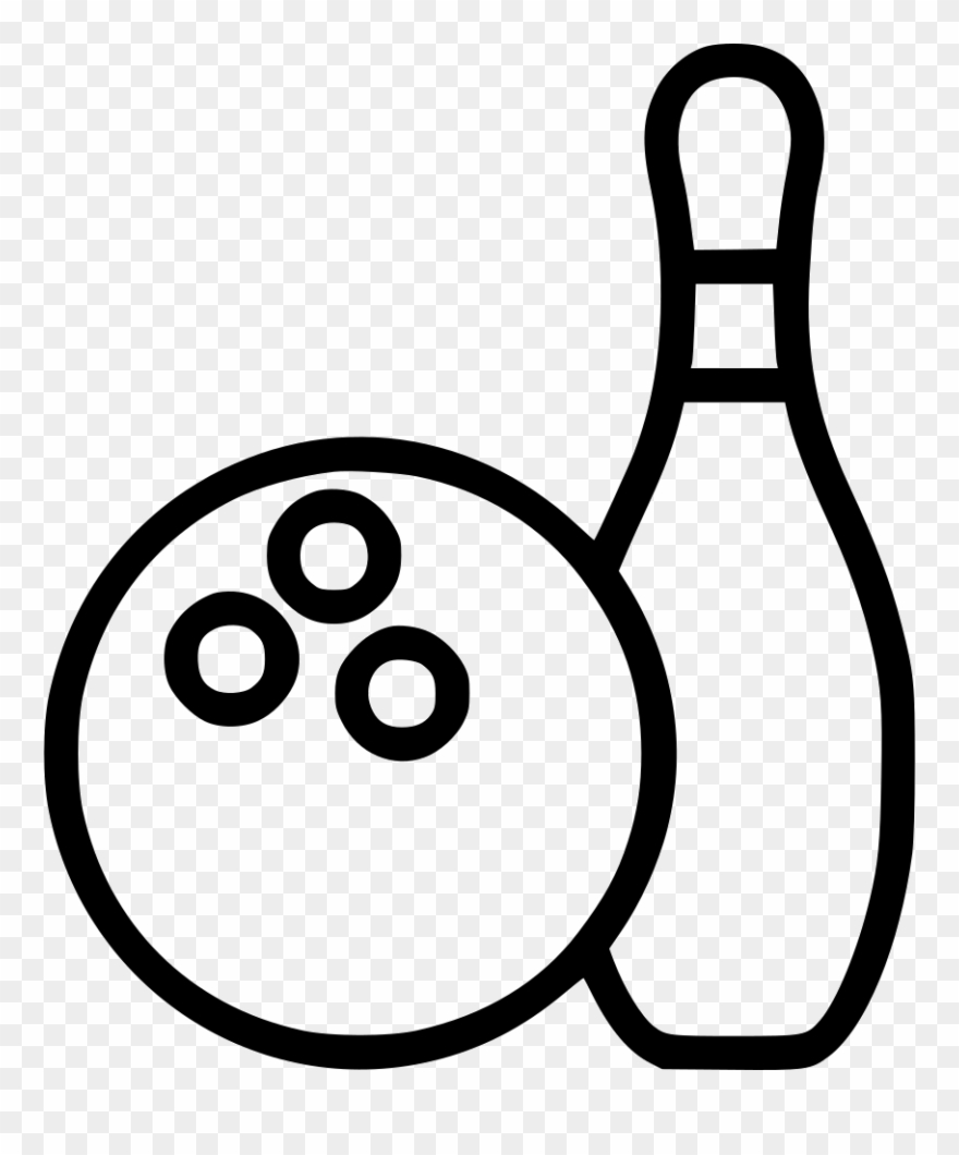 Vector Stock Png Icon Free Download - Bowling Clipart