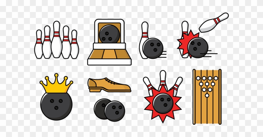 Bowling Alley Vektor-illustration - Bowling Clipart
