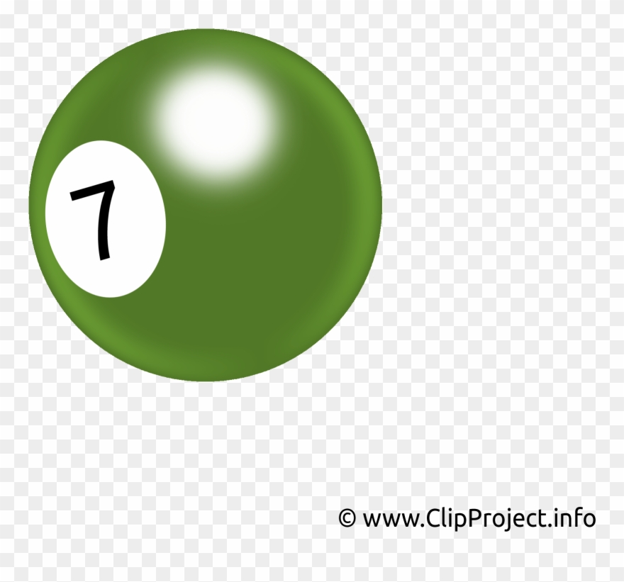 Boule De Billard Clip Art Gratuit - Billardkugel Clipart - Png Download