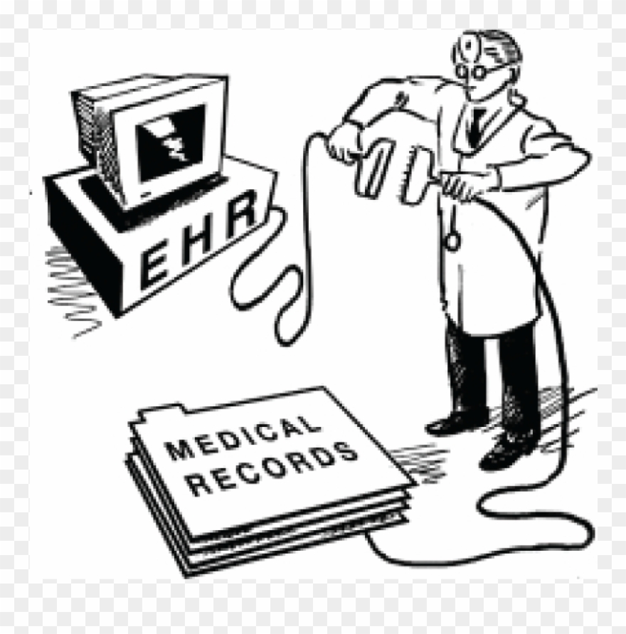 Have You Ever Gone To A Doctor's Appointment And Found - Electronic Medical Records Cartoon Clipart