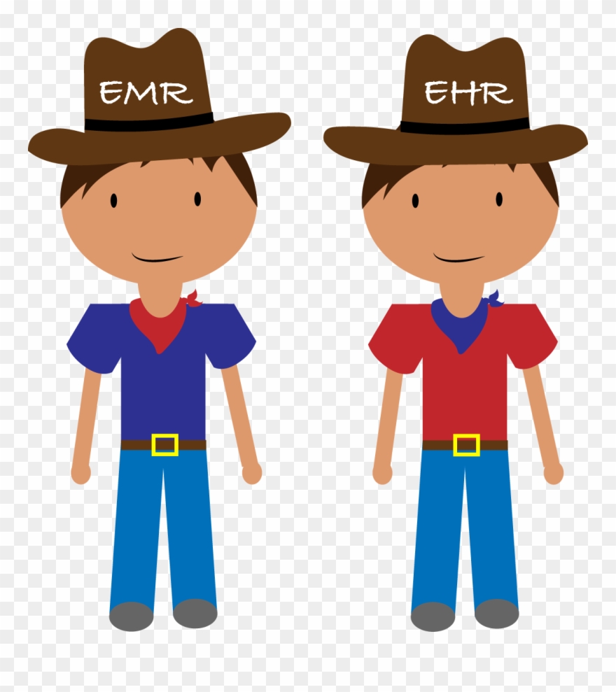 Spot The Differences Between Emr And Ehr - Electronic Health Record Clipart
