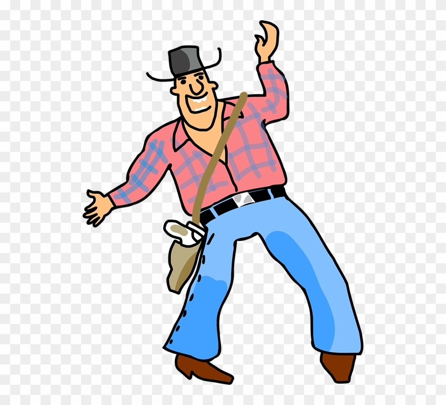 Cowboy Cartoon Pictures 25, Buy Clip Art - Clip Art Cowboy - Png Download