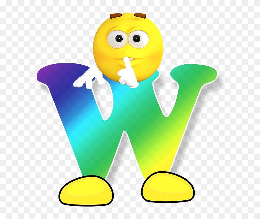 Abc-1663422 960 720 Letter W, Alphabet Letters, Emoji - Alphabet Clipart