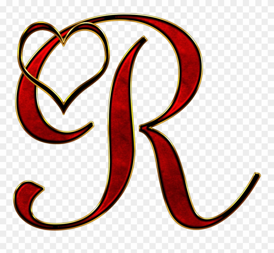 Valentine Capital Letter R Transparent Png Stickpng - R Letter Clipart