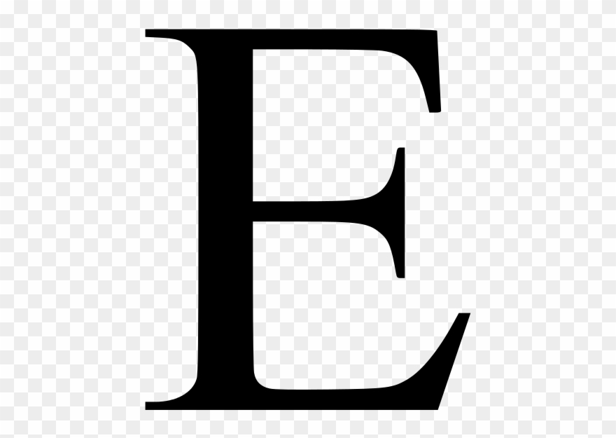 Greek Uc Epsilon - Epsilon Png Clipart