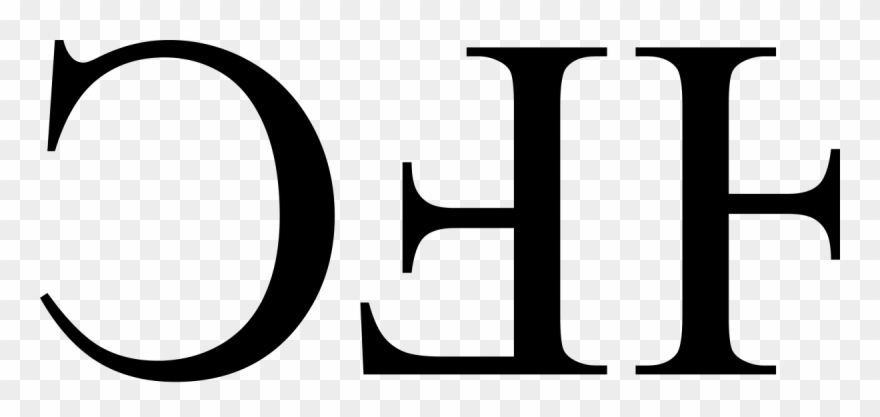 Letra C Al Reves Clipart