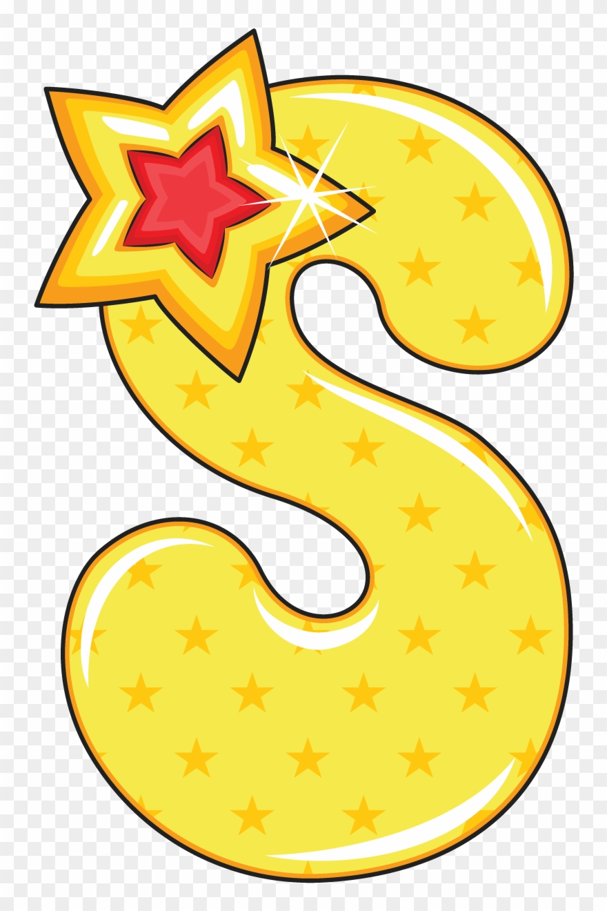 S Police De Caractère, Lettres Alphabet, Salle De Classe - Clip Art Letter S - Png Download