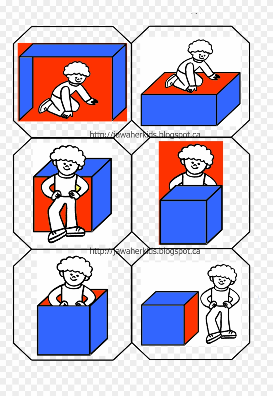 Positions5 - أمام وراء فوق تحت تمارين Clipart