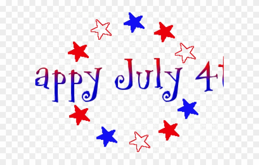 Animation Clipart 4th July - Happy 4th Of July Fireworks Gif - Png Download