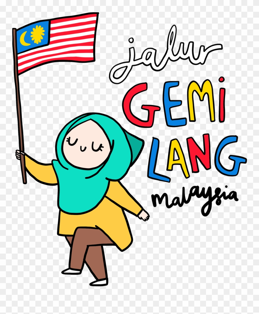 Independence Day Malaysia Sticker By Ifalukis - Sayangi Malaysiaku Gif Clipart