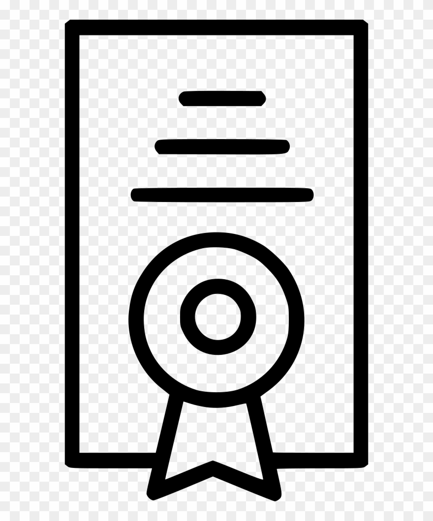 Graduation Certificate Comments - Academic Degree Clipart