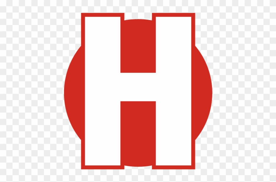 H With Circle Behind It Clipart