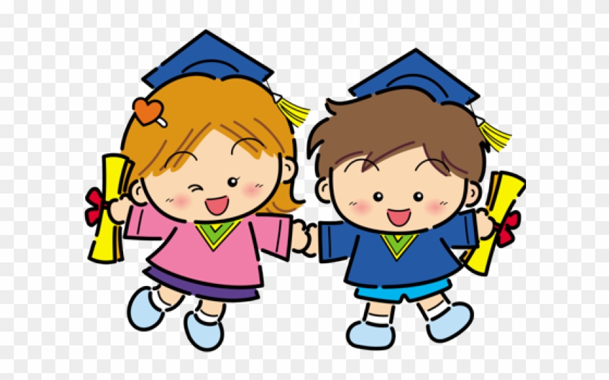 Graduation Clipart Daycare - Graduation Kids Transparent - Png Download